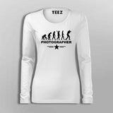 Evolution photographer Full Sleeve T-Shirt For Women India