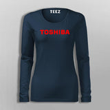 Toshiba Logo Full Sleeve T-Shirt For Women Online