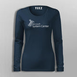 Microsoft System Center Management SCCM Software T-Shirt For Women