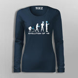 Evolution of Man Virtual Reality T-Shirt For Women