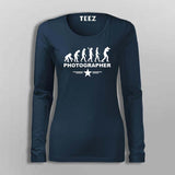 Evolution photographer T-Shirt For Women