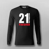 Half Marathon Finisher Cool Marathoner T-shirts For Men
