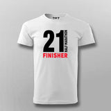 Half Marathon Finisher Cool Marathoner T-shirts For Men