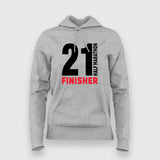 Half Marathon Finisher Cool Marathoner Hoodies For Women