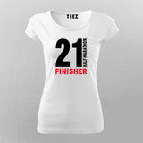 Half Marathon Finisher Cool Marathoner T-shirts  For Women
