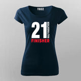Half Marathon Finisher Cool Marathoner T-shirts  For Women