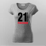 Half Marathon Finisher Cool Marathoner T-shirts  For Women