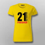 Half Marathon Finisher Cool Marathoner T-shirts  For Women