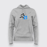 21 Half Marathon Cool Marathoner  T-shirts  For Women