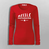 Evolution photographer T-Shirt For Women