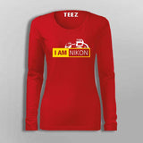 I Am Nikon  T-Shirt For Women