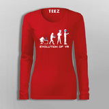 Evolution of Man Virtual Reality T-Shirt For Women