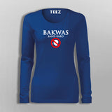 Bakwas Band Karo T-Shirt For Women