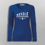 Evolution photographer T-Shirt For Women
