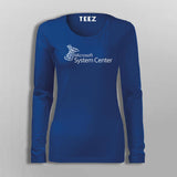 Microsoft System Center Management SCCM Software T-Shirt For Women