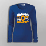 I love photography  T-Shirt For Women
