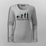 Evolution of Man Virtual Reality T-Shirt For Women