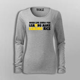 When Life Give You Lemons Make Lemon T-Shirt For Women