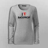 I Heart Backprop T-Shirt For Women