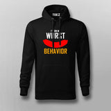 I'm On My Wurst Behavior  Hoodie For Men Online