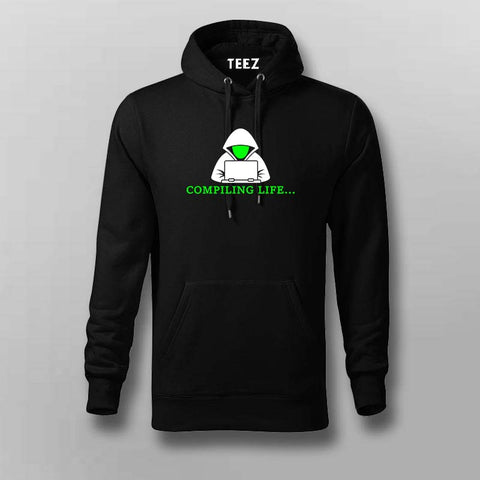 Programmer Compiling Life Hoodies For Men