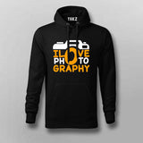 I love photography Hoodies For Men