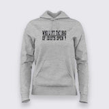 Who left the nag of idiots open Hoodie for Women