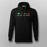 Space Invaders we come in peace Hoodies For Men