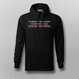 The Programmer Had A Problem He Decided To Use Java Programmer Joke Hoodies For Men