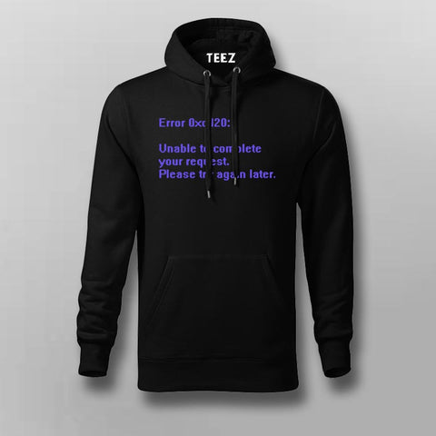 System Error 420 - Nerdy, Funny, Sarcastic Hoodies For Men