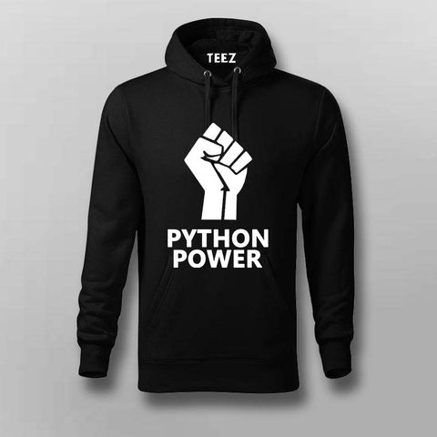 Python power hoodie for men python