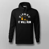Build It Run It Programmer  T-shirt For Men