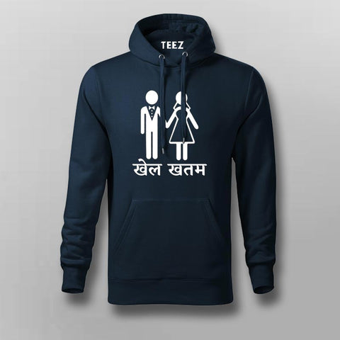 Khel Khatm Game Over Funny Hoodies For Men Online Teez 