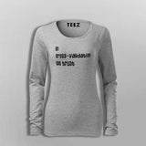 In Cross Validation We Trust T-Shirt For Women