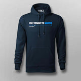  ONLY COMMIT TO MASTER hoodies for men online india