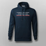 A Programmer Had A Problem He Decided To Use Java Programmer Joke hoodies  For Men Online India 