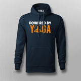 Powered By Yoga Funny Yoga Hoodies  For Men Online