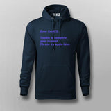 System Error 420 - Nerdy, Funny, Sarcastic Hoodies For Men