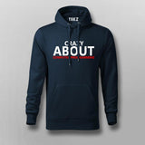Crazy About Computer Programming Hoodies For Men