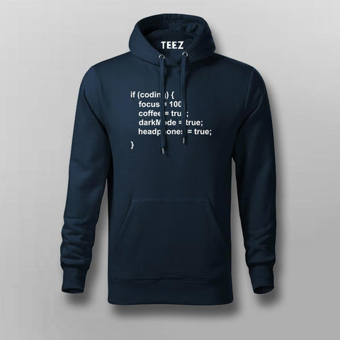 Programmer - Code Dark Mode- Coffee Hoodies For Men Online India