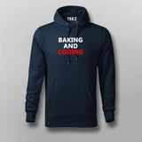 Baking and coding hoodie for men india