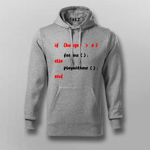 If Hungry Feed me Programming Hoodies For Men