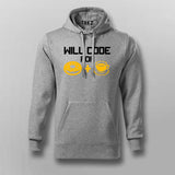 Will Code For Donut and Coffee Hoodies For Men Online India