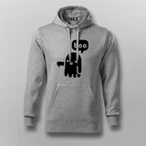 Ghost Boo funny Scary Hoodie for Men
