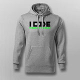 I Code To Burn Off The Crazy Hoodie For Men India