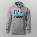Eat Sleep Travel Repeat  Hoodies For Men Online India
