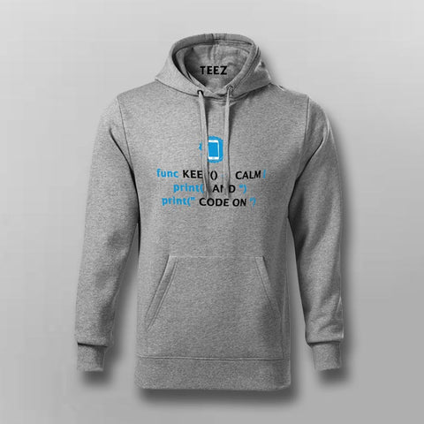 Keep Calm Shirt for IOS Swift Developers Hoodies For Men Online