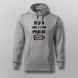 Run Like Your Phone's at 1% Fitness Tee