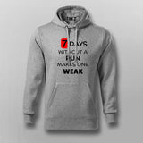 7 Days Without A Pun Makes One Weak Funny T-Shirt For Men
