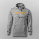 Hard Things in Computer Science Hoodie  For Men Online India